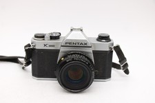 T Vintage Asahi Pentax K1000 35mm SLR mit SMC A 1.7 50mm Objektiv S/Nr. 8377510