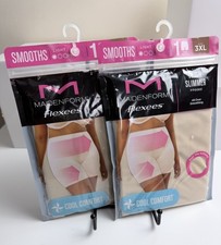 NWT Maidenform Flexees Thigh Slimmers Size 3XL Lot of 2 FP0060 Cool Comfort