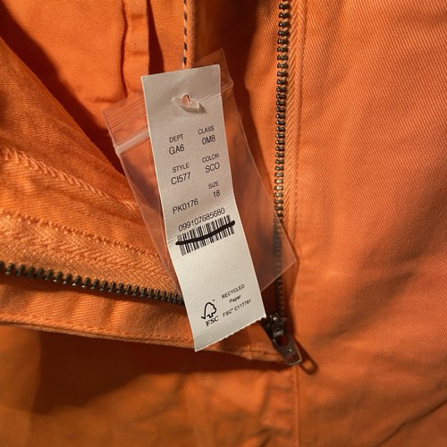 J.Crew Damen 4" Heritage Chino Short Größe 18 koralle orange adrette Sommer - Bild 6 von 12