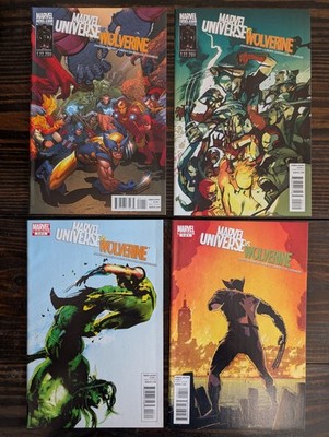 Marvel Universe vs Wolverine Issues #1-4 Complete Series 2011