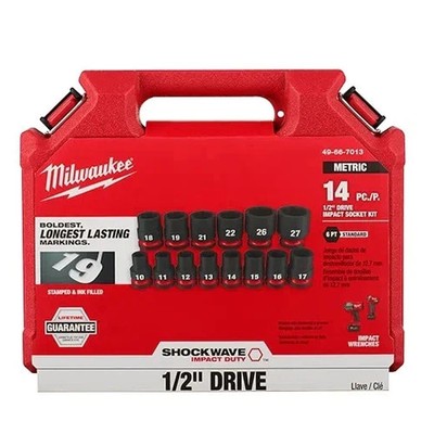 Milwaukee 49-66-7013 SHOCKWAVE Impact Duty 1/2″ Drive Sockets