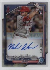 2024 Bowman Chrome Rookie Refractor 26/499 Nolan Schanuel #CRA-NS Auto 1t8i