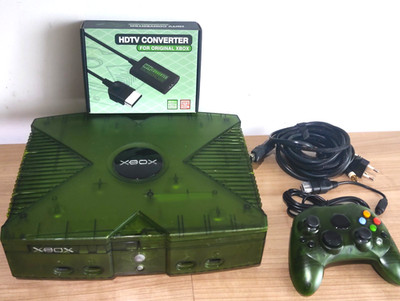 Xbox Classic Limited Green Crystal Edition HDMI 2TB Coinops/Emulatoren/Spielen