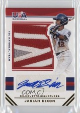 2017 USA Baseball Stars & Stripes Jersey Prime 7/25 Jasiah Dixon #51 Auto 0i76
