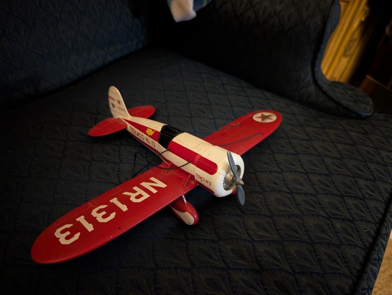 Vintage Texaco Ertl Plane. Metal 