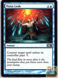 Mana Leak - Magic 2011 (M11) #62