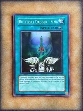 Yugioh Butterfly Dagger - Elma DCR-032 Super Rare 1st Ed MP