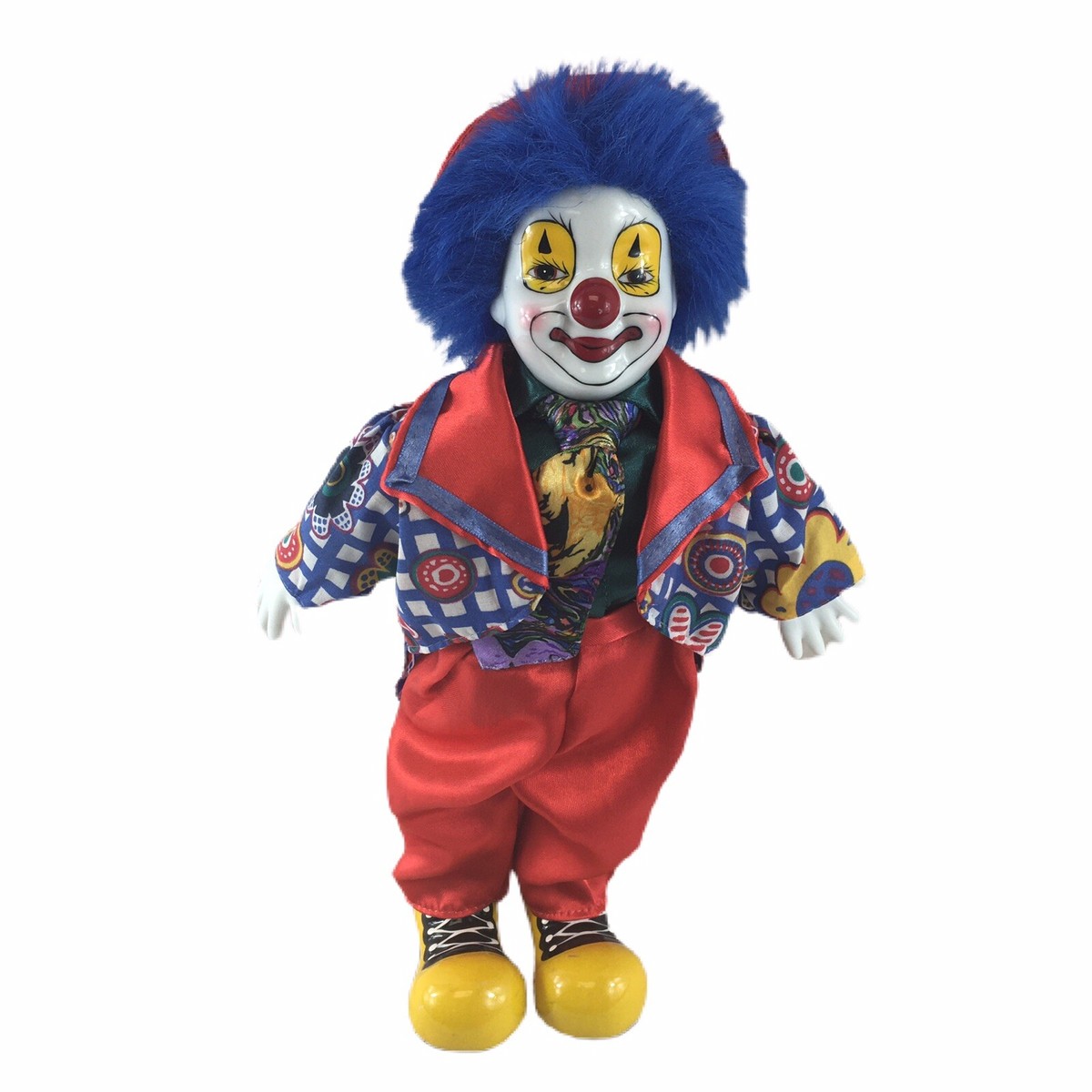 Collectible Porcelain 13” Clown Doll “Gino” By Show Stoppers Inc