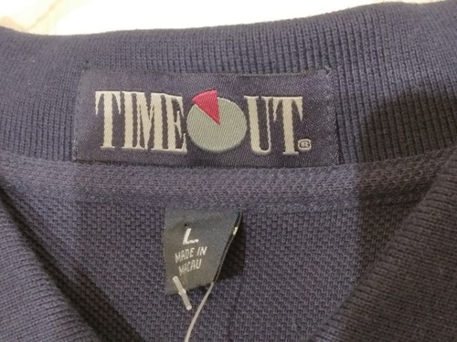 United States Navy Time Out Men's Short Sleeve Polo Shirt Size Large Navy ☆ NWT - Picture 4 of 10