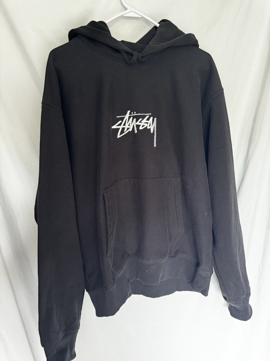 STUSSY STOCK LOGO APPLIQUE HOODIE - BLACK | eBay STUSSY STOCK LOGO APPLIQUE HOODIE - BLACK | eBay