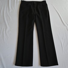 Vtg Levi's 38x32 Black Polyester 517 Bootcut 5 Pocket Mens Pants