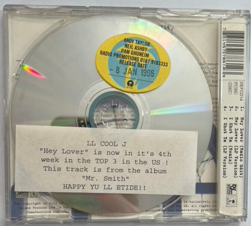 LL COOL J HEY LOVER CD Single **PROMO COPY** - 第 1/3 張圖片