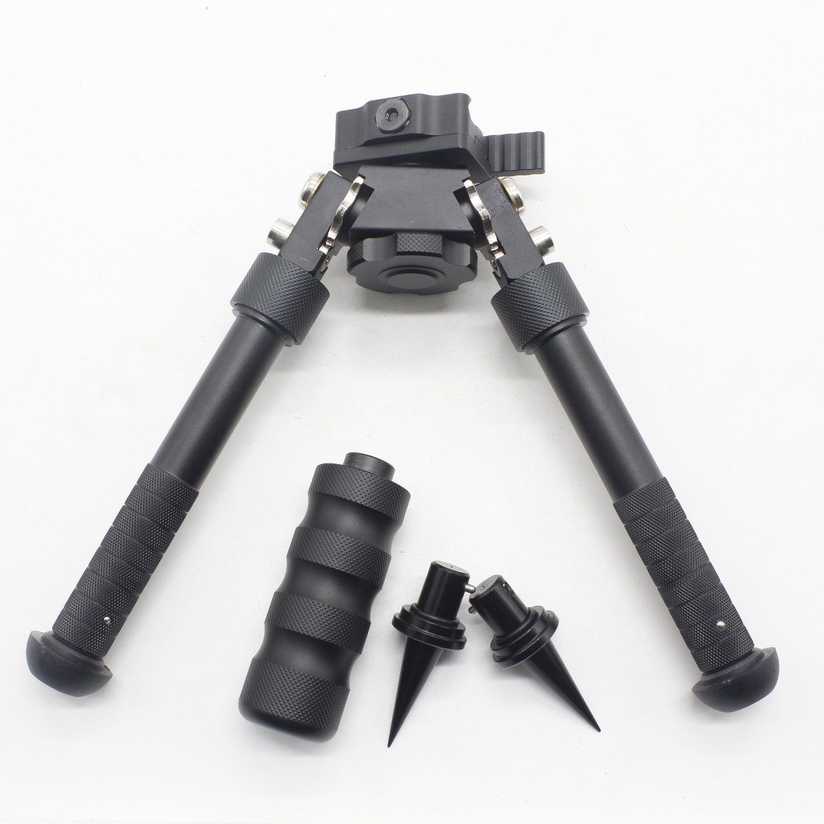 Ashop♡マントルピース　ノブレスタイプ 6.5-9inch Rifle Bipod Quick Detach Mount Adjustable Leg With Spike