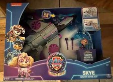 PAW PATROL : The Mighty Movie - Skye Mighty Jet with Lights  Sound - NEW