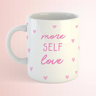 Selbstliebe Tasse Liebe Herz süße Geschenke