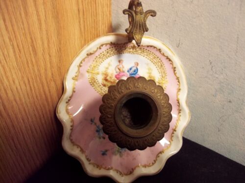 MEISSEN PORCELAIN H P 1763 CANDLE HOLDER #1618 - Picture 3 of 4