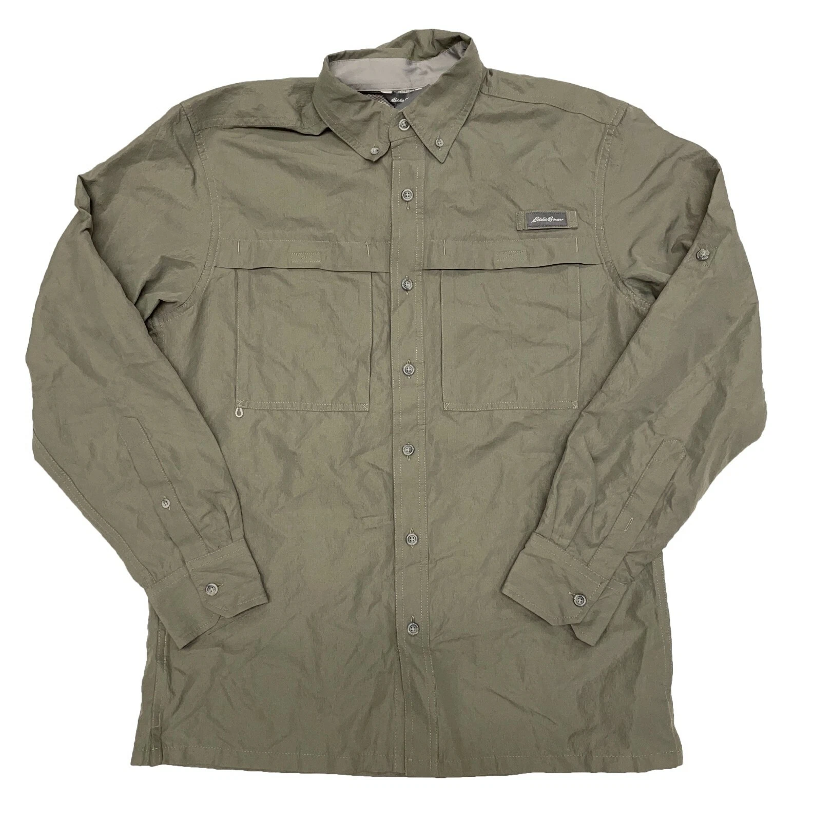Eddie Bauer Men's L/S Guide Lightweight Shirt UPF 30 Sun Protection Spring
Opens in a new window or 