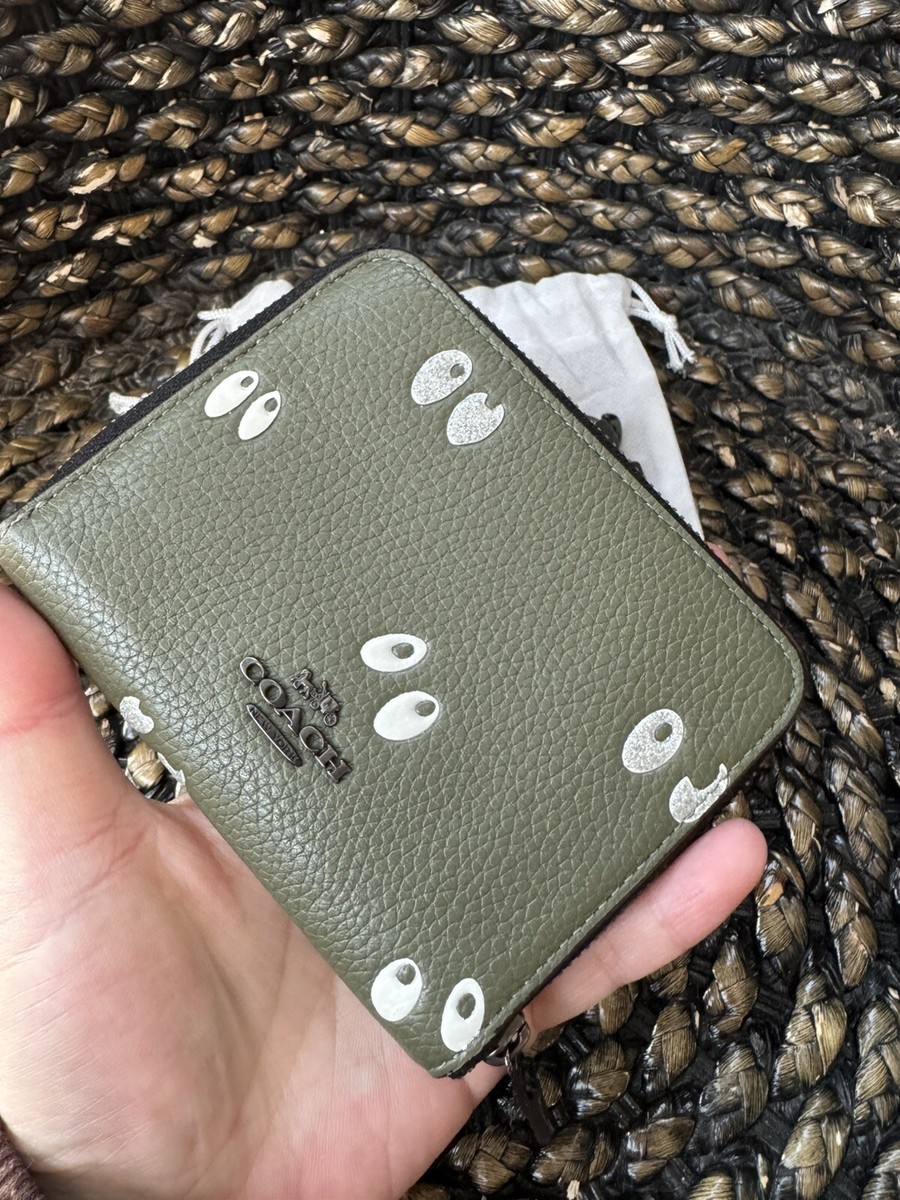 小物 Rare COACH Disney  White Gem Wallet Authentic Disney X Coach Snow White Small Wallet w/ Spooky Eyes+