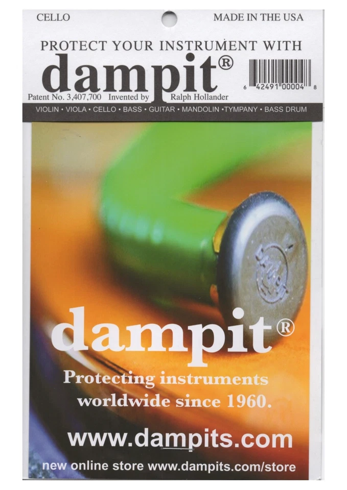 Dampit cello humidifier stops instrument damage in extreme climate conditions - Image 3 of 4