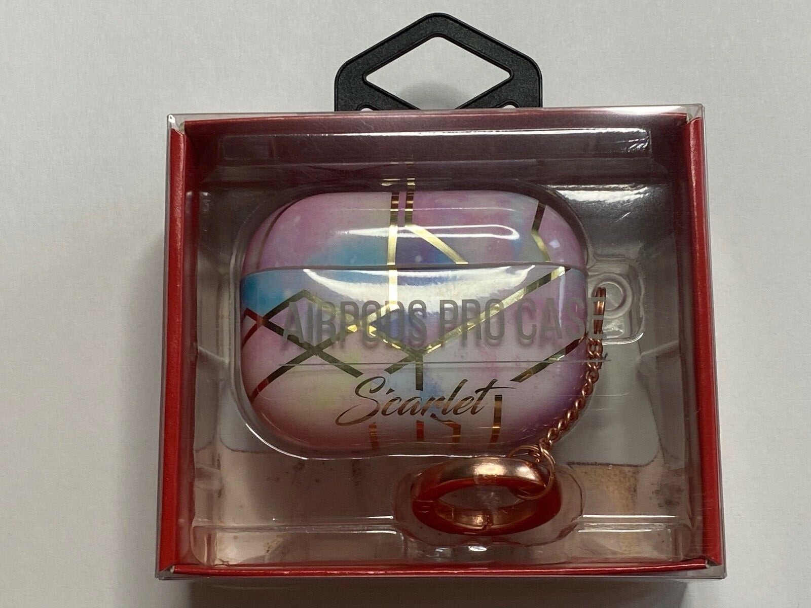 Stardust Apple AirPods Pro Case by Ghostek in Scarlet-image