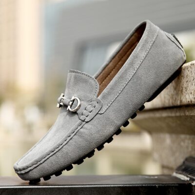 Men's Loafers Shoes Flat Moccasin Shoes Slip-on Boat Shoes