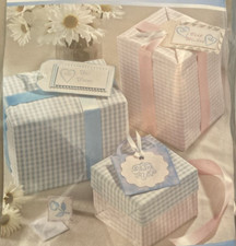 Rare Creative Home Arts Club Rubber Stamp Gift Tags Craft Kit