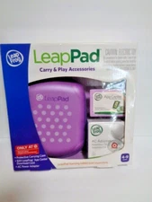 Leap Frog LeapPad Leap Pad Carry & Play Accessories Case AC Adapter $20 Card NIB