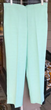 Alfred Dunner Proportioned Short Mint Classic Fit Pants sz 10 Roman Holiday B3