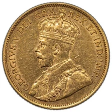 1913 Canada $5 Gold Coin