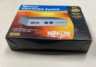 TRIPP-LITE B112-002-R MANUAL VGA/SVGA SWITCH 2 PORT