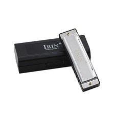 IRIN 10 Holes 20 Tones G Key Harmonica Mouth Organ with Case for Adults Kids