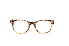 Retro Brille Fassung unisex in Schildpatt Braun Honig in 48 - 20 mm  EG2