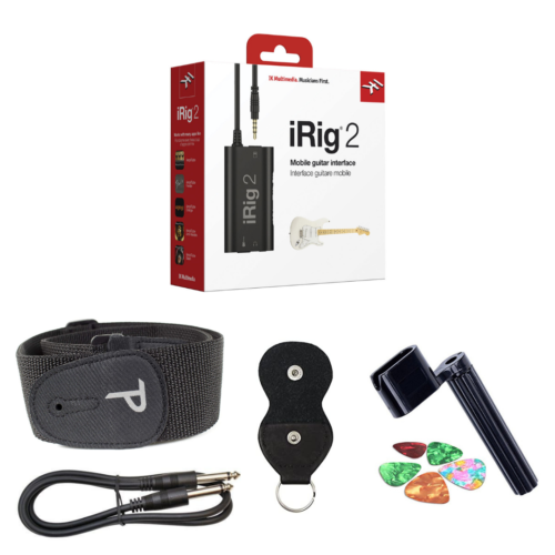 New IK Multimedia iRig 2 Guitar Interface iOS iPhone Android Guitar Accessories - Picture 1 of 4