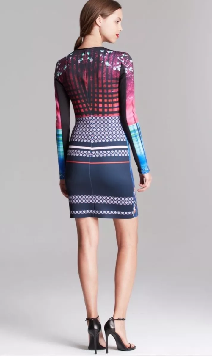 Neoprene bodycon clearance dress