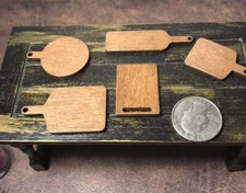 Dollhouse Miniature 1:12 ~ 5 Cutting Boards