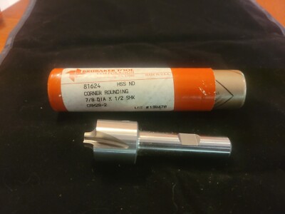 Brubaker Tool  Corner Rounding 7/8 Dia  x 1/2 Shank