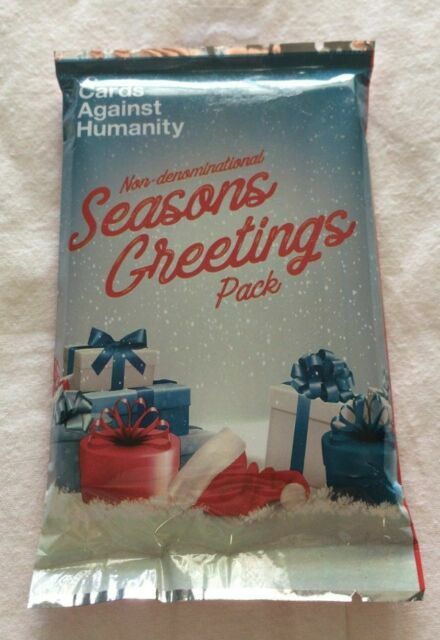 Cards Against Humanity Seasons Greetings Pack Christmas Holiday 2017 For Sale Online Ebay