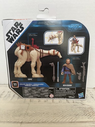 Hasbro 2022 Star Wars Mission Fleet Ben Kenobi y Eopie Tatooine Trek Nuevo - Imagen 3 de 3