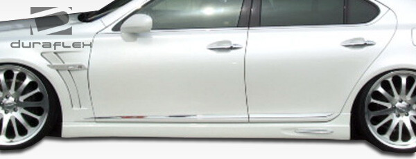 Duraflex W-1 Side Skirts 2PC for 2007-2012 LS Series LS460