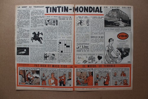 journal Tintin hebdomadaire - 10e année n° 24 - 1955 Panis Craenhals Hergé - Afbeelding 10 van 11