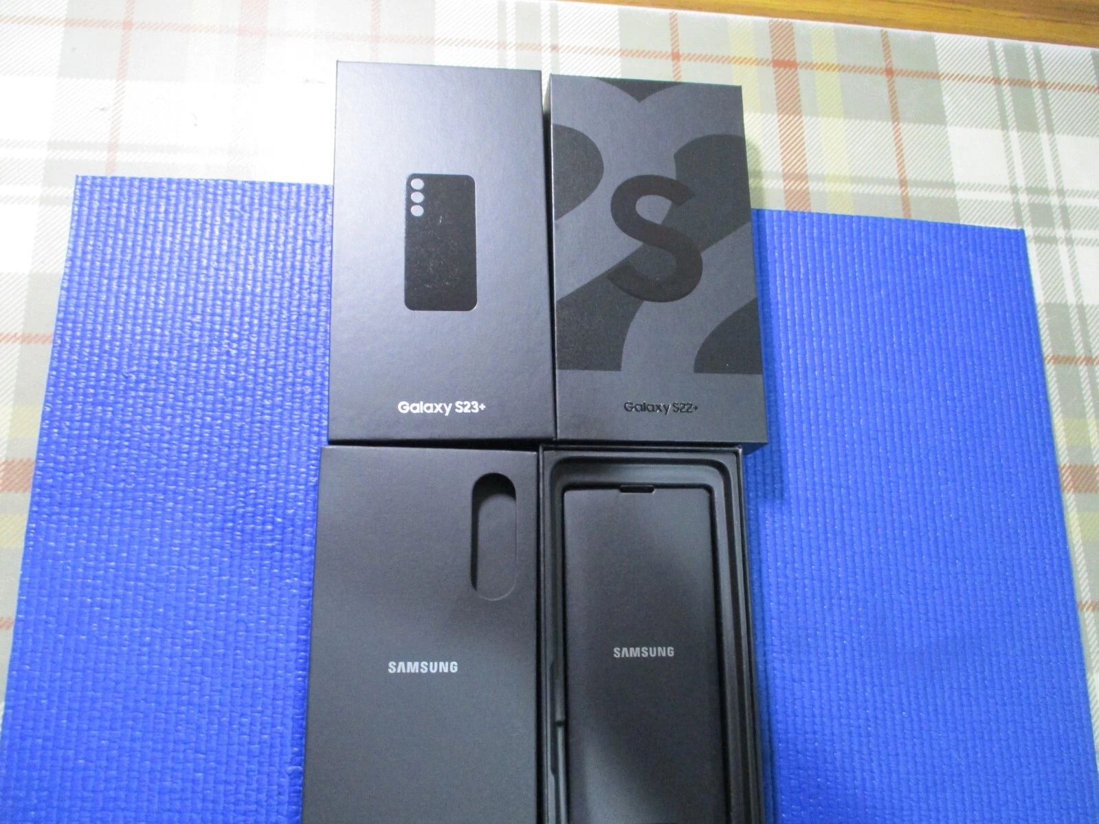 NEW Samsung galaxy s22+ and s23+ empty boxes without any accessories empty box image 2