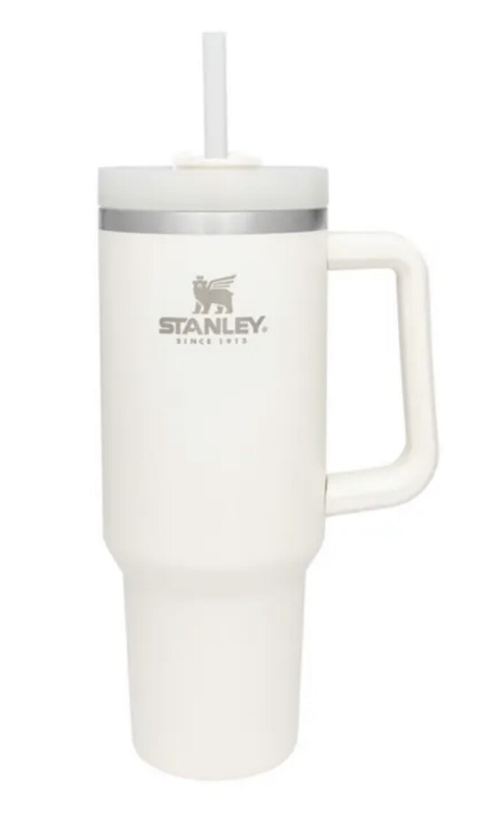 【新品未使用品】STANLEY Adventure Travel Mug Stanley Adventure Quencher 40 Oz Travel Tumbler Cream White 40oz