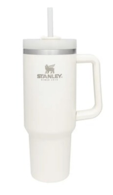 Stanley Adventure Quencher 40 Oz Travel Tumbler Cream White 40oz