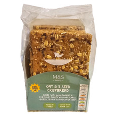 Crispbread M&S Oven Baked Cheese & Pumpkin Cheddar Cheese & Mixed Oat & 3 Seed