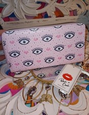 NEW BLUSH CRUSH ZIP AROUND WALLET