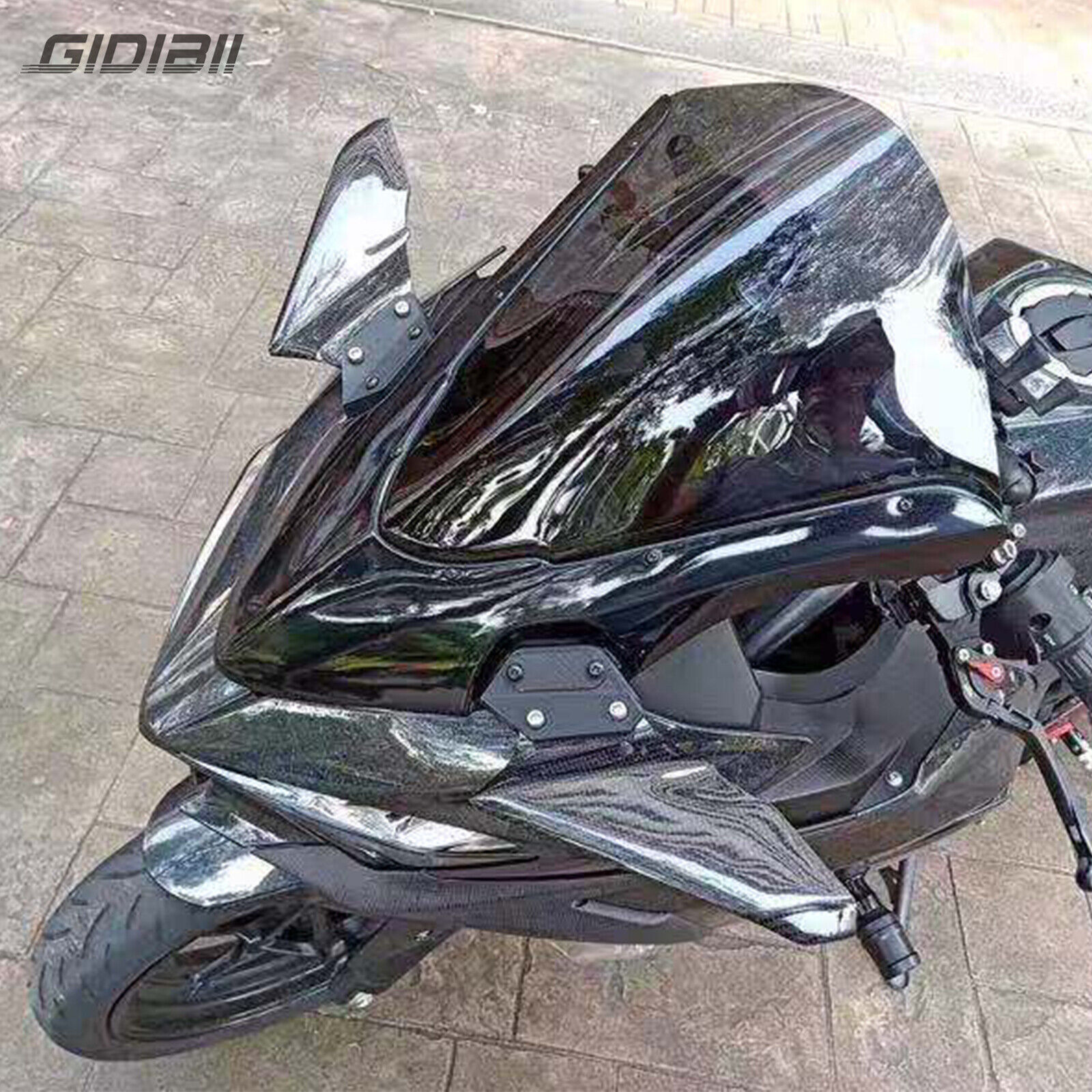 Front Aerodynamic Winglets For Kawasaki Ninja ZX-6R,Honda Yamaha Ducati  Suzuki