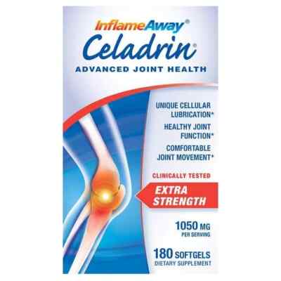 Celadrin Advanced Joint Health 1050 mg., 180 Softgels Promotes Healthy Joint 