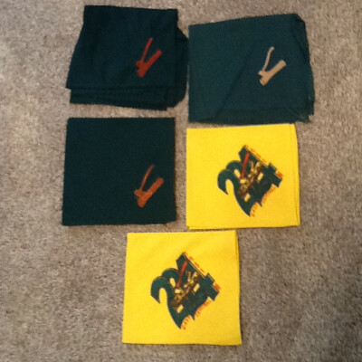 NECKERCHIEF x 5 / WOODBADGE * EAST CENTRAL REGION - Boy Scout BSA A121/T-13