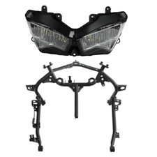 Front Headlight & Upper Stay Fairing Bracket Fit For Kawasaki Ninja 400 18-24 22