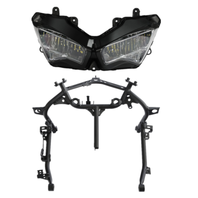 Front Headlight Lamp & Stay Fairing Bracket Fit For Kawasaki Ninja